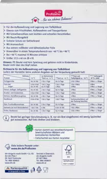 Пакеты для заморозки 5 л с быстросъемным механизмом 6 шт. Profissimo