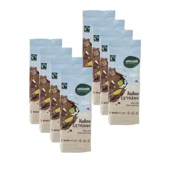 Пакеты для заправки какао-напитка Naturata, 300 г x 8 шт., упаковка из 8 шт.