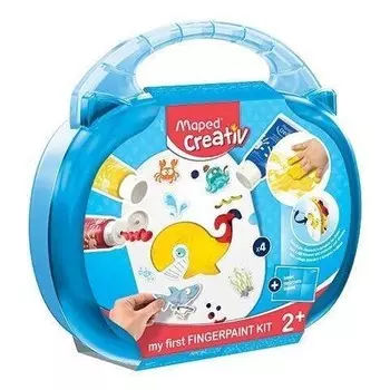 Пальчиковые краски, чемодан MAPED