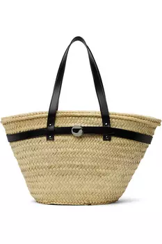 Пальмовая сумка-ведро Coperni, бежевый