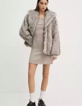 Пальто Abercrombie & Fitch, серый