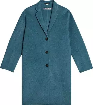 Пальто Acne Studios Single Breasted Coat 'Aqua Blue', кремовый
