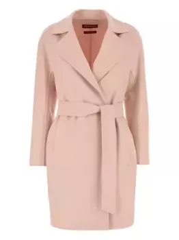 Пальто Ajaccio с поясом MAX MARA, розовый