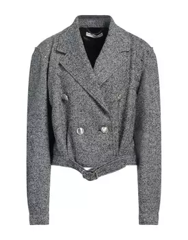 Пальто Alessandra Rich, черный