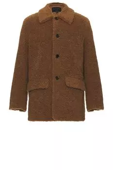 Пальто ALLSAINTS Albian, цвет Toffee Brown