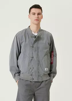 Пальто Alpha Industries, серый