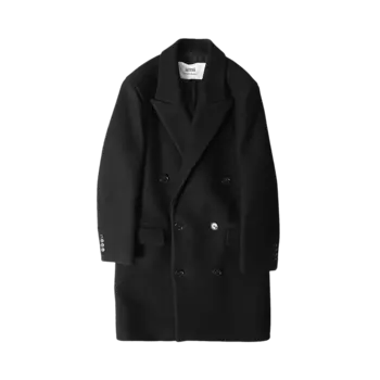 Пальто Ami Crossover 'Black', черный