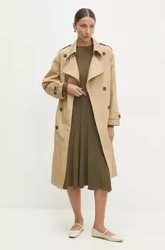 Пальто Answear Lab, бежевый
