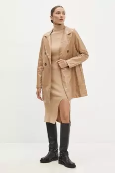 Пальто Answear Lab, бежевый