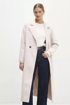 Пальто Answear.Lab, бежевый