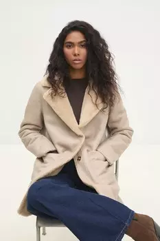 Пальто Answear.Lab, бежевый