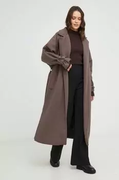 Пальто Answear Lab, коричневый