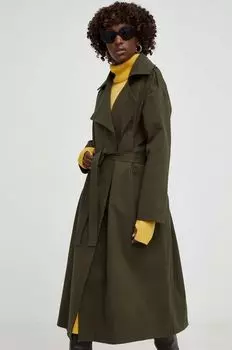 Пальто Answear Lab, зеленый