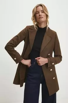 Пальто Answear Lab, зеленый