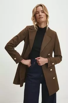 Пальто Answear Lab, зеленый