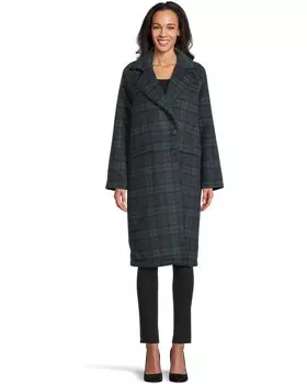 Пальто Avec Les Filles Relaxed Walker Coat, цвет Navy/Forest