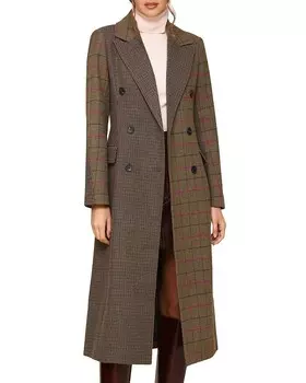 Пальто Avec Les Filles со смешанным принтом, мультиколор