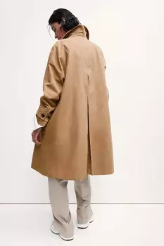 Пальто-Автомобиль из твила H&M, бежевый