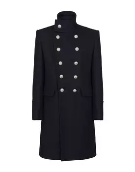 Пальто Balmain, черный