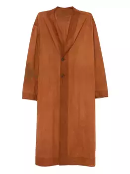 Пальто без воротника Kinyan Lam, коричневый