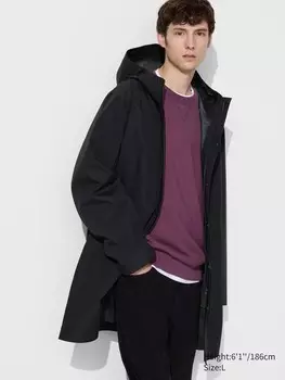 Пальто Blocktech Uniqlo, цвет 09 черный