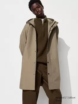 Пальто Blocktech Uniqlo, цвет 32 бежевый