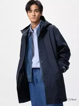 Пальто Blocktech Uniqlo, цвет 69 синий