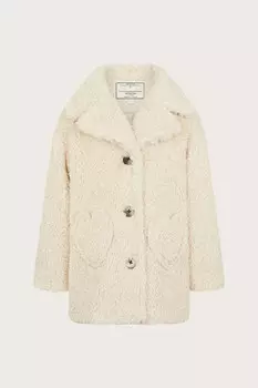 Пальто Борг Кромби с карманом в форме сердца Monsoon, бежевый