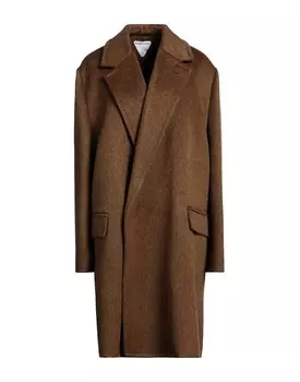 Пальто Bottega Veneta, хаки