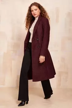 Пальто букле средней длины Friends Like These, красный