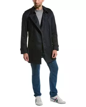 Пальто Burberry Britton, синий