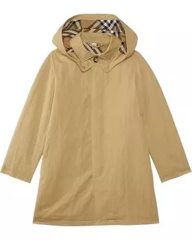 Пальто Burberry Kids Hadley Trench Coat, песочный