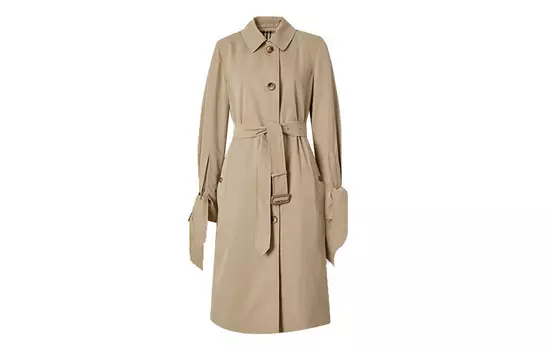 Пальто Burberry женское, хаки