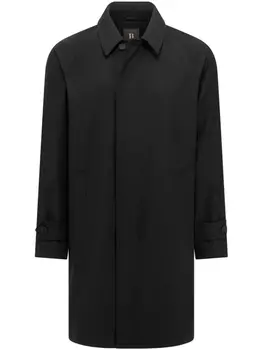 Пальто-бушлат Boggi Milano Pure Travel из чистой шерсти, черный