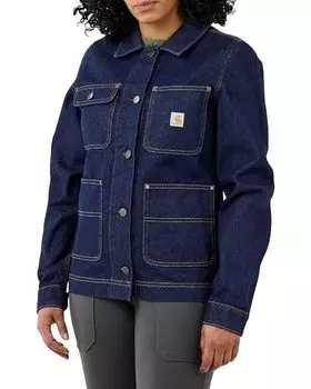 Пальто Carhartt Relaxed Fit Denim Chore, цвет Basin