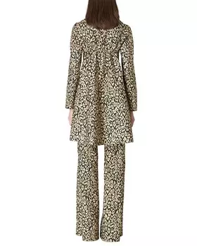 Пальто Carolina Herrera с трапециевидным воротником, черный