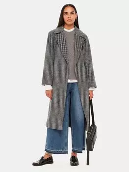 Пальто Celia с узором гусиные лапки Whistles, черный/мульти