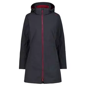 Пальто CMP Longline Softshell 3A08326, серый