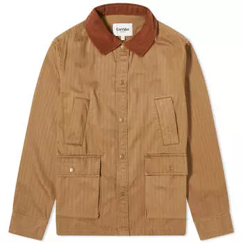 Пальто Corridor Herringbone City Barn, карамель