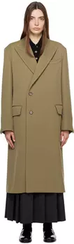 Пальто цвета хаки Carsey Chesterfield AURALEE