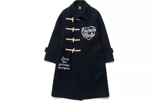 Пальто дафлкот Human Made, синий