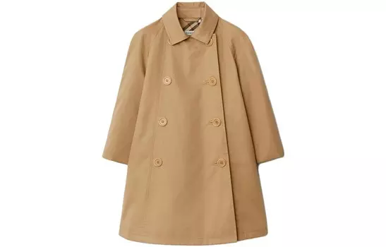 Пальто детское Burberry, хаки