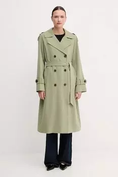 Пальто Dkny, зеленый