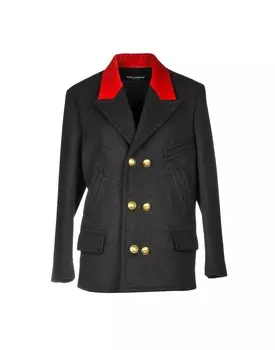 Пальто Dolce&Gabbana, серый