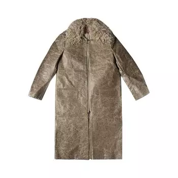 Пальто Eckhaus Latta Fond Coat Natural, желто-коричневый