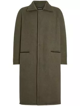 Пальто Elements Zegna, зеленый