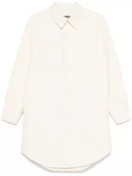 Пальто Eric Bompard с начесом, белый