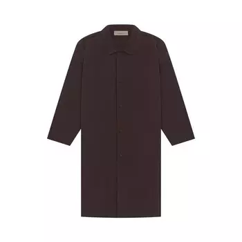 Пальто Fear of God Essentials Kids Long Coat, цвет Plum