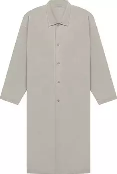 Пальто Fear of God Essentials Long Coat 'Smoke', серый
