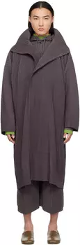 Пальто фиолетового ежемесячного цвета на декабрь HOMME PLISSe ISSEY MIYAKE